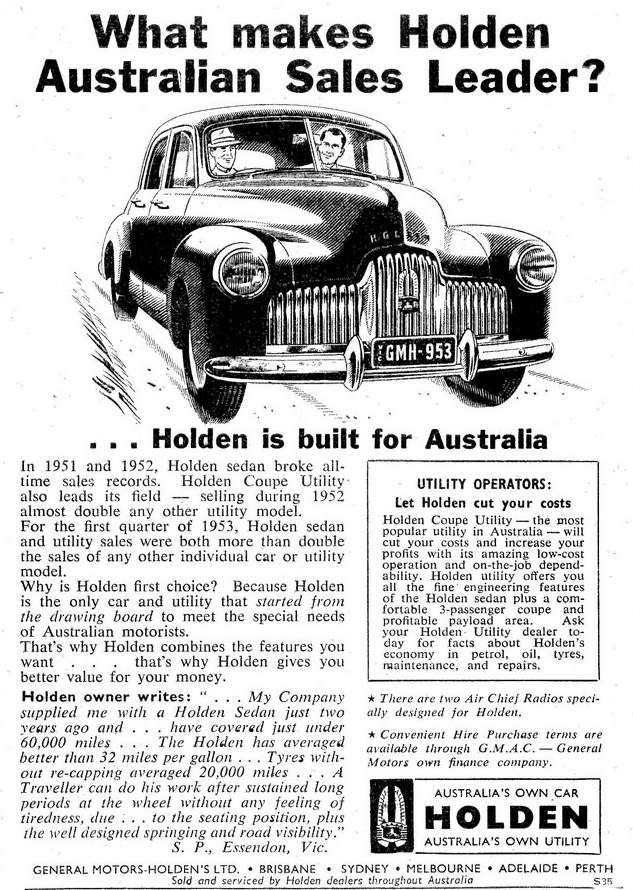1953 Holden FX 48 215 Sedan